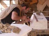 Hand Carving a Custom Stone Tub